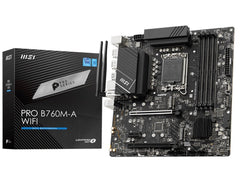 MSI PRO B760M - A Intel LGA 1700 WiFi 6E mATX Motherboard DDR5 - I Gaming Computer | Australia Wide Shipping | Buy now, Pay Later with Afterpay, Klarna, Zip, Latitude & Paypal