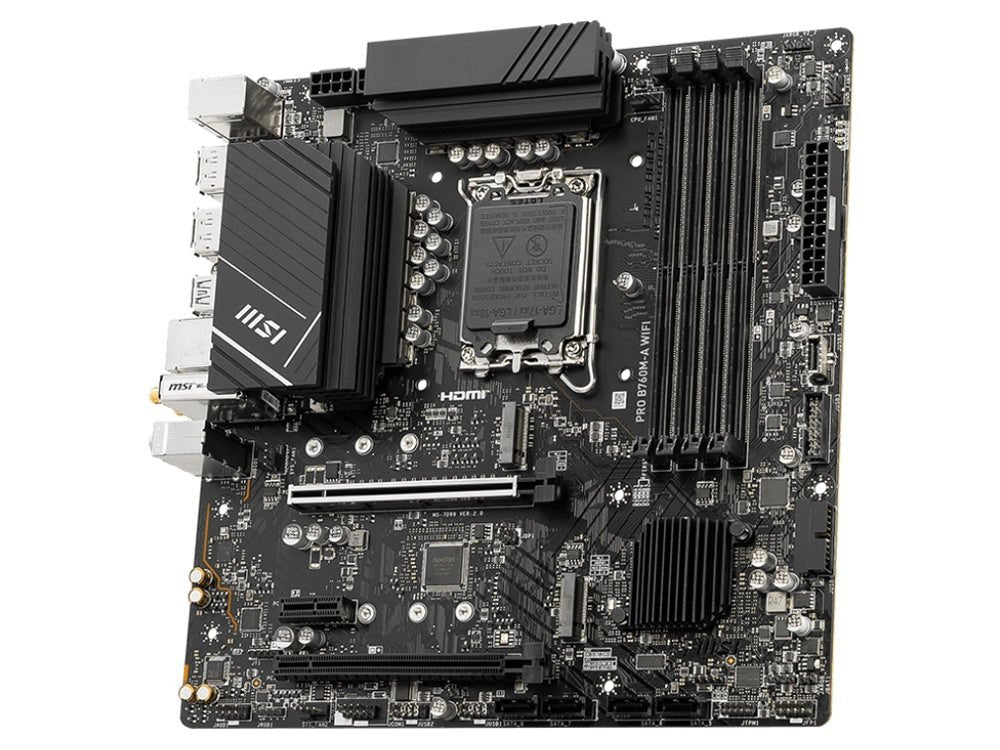 MSI PRO B760M - A Intel LGA 1700 WiFi 6E mATX Motherboard DDR5 - I Gaming Computer | Australia Wide Shipping | Buy now, Pay Later with Afterpay, Klarna, Zip, Latitude & Paypal