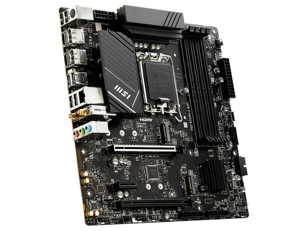 MSI PRO B760M - A Intel LGA 1700 WiFi 6E mATX Motherboard DDR5 - I Gaming Computer | Australia Wide Shipping | Buy now, Pay Later with Afterpay, Klarna, Zip, Latitude & Paypal