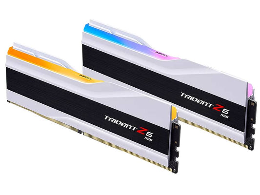 G.Skill Trident Z5 RGB 64GB (2 x 32GB) DDR5 6000MHz CL36 RAM - White - I Gaming Computer | Australia Wide Shipping | Buy now, Pay Later with Afterpay, Klarna, Zip, Latitude & Paypal