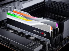 G.Skill Trident Z5 RGB 64GB Kit (2x32GB) DDR5 CL30 6000MHz - Silver - I Gaming Computer | Australia Wide Shipping | Buy now, Pay Later with Afterpay, Klarna, Zip, Latitude & Paypal