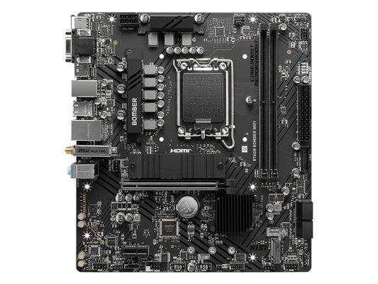 MSI B760M BOMBER WIFI LGA1700 mATX Motherboard - I Gaming Computer | Australia Wide Shipping | Buy now, Pay Later with Afterpay, Klarna, Zip, Latitude & Paypal