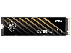 MSI SPATIUM M460 1TB PCIe 4.0 NVMe M.2 SSD - I Gaming Computer | Australia Wide Shipping | Buy now, Pay Later with Afterpay, Klarna, Zip, Latitude & Paypal