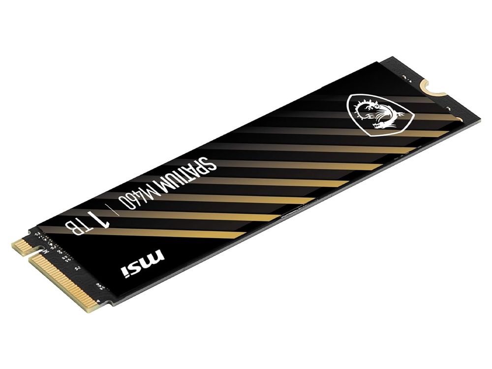 MSI SPATIUM M460 1TB PCIe 4.0 NVMe M.2 SSD - I Gaming Computer | Australia Wide Shipping | Buy now, Pay Later with Afterpay, Klarna, Zip, Latitude & Paypal