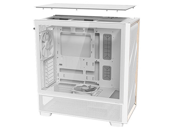 Antec Flux Premium Birch Trim Mid - Tower Case - White - I Gaming Computer | Australia Wide Shipping | Buy now, Pay Later with Afterpay, Klarna, Zip, Latitude & Paypal