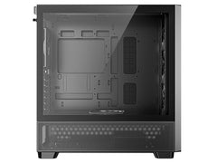 Antec FLUX TG Premium Walnut Trim Mid Tower ATX Case - Black - I Gaming Computer | Australia Wide Shipping | Buy now, Pay Later with Afterpay, Klarna, Zip, Latitude & Paypal