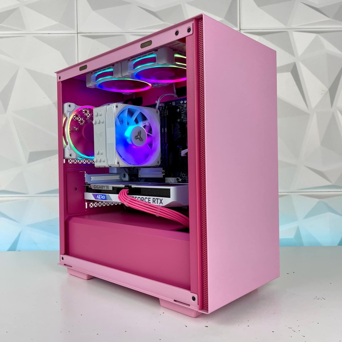 IGaming Ryzen 5 7600X | RTX 4060 - 4060Ti | Pink Cube - I Gaming Computer | Australia Wide Shipping | Buy now, Pay Later with Afterpay, Klarna, Zip, Latitude & Paypal