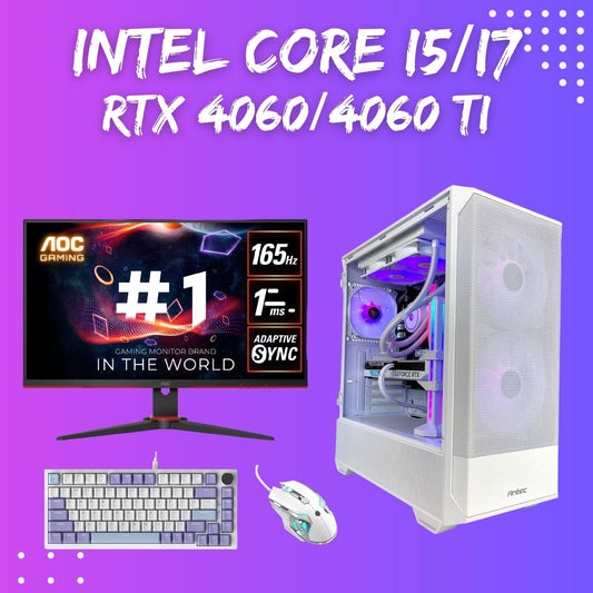 Gaming PC Bundle | Core i5 | RTX 4060/4060 Ti | Arctic 2 - I Gaming Computer | Australia Wide Shipping | Buy now, Pay Later with Afterpay, Klarna, Zip, Latitude & Paypal