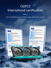 COOLMOON HiFrost ICELOOP01 ARGB 120mm PWM fan Forward 3 - Pack Black - I Gaming Computer | Australia Wide Shipping | Buy now, Pay Later with Afterpay, Klarna, Zip, Latitude & Paypal