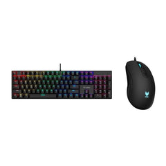 RAPOO V128S Backlit Mechanical Gaming Keyboard & Optical Gaming Mouse
