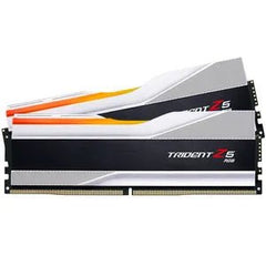 G.Skill Trident Z5 RGB 32GB (2x 16GB) DDR5 6000MHz CL36 Desktop Memory - White - I Gaming Computer | Australia Wide Shipping | Buy now, Pay Later with Afterpay, Klarna, Zip, Latitude & Paypal