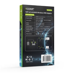 EDUP AX3000 WiFi 6E Wireless USB Adapter with Dual Antenna - I Gaming Computer | Australia Wide Shipping | Buy now, Pay Later with Afterpay, Klarna, Zip, Latitude & Paypal