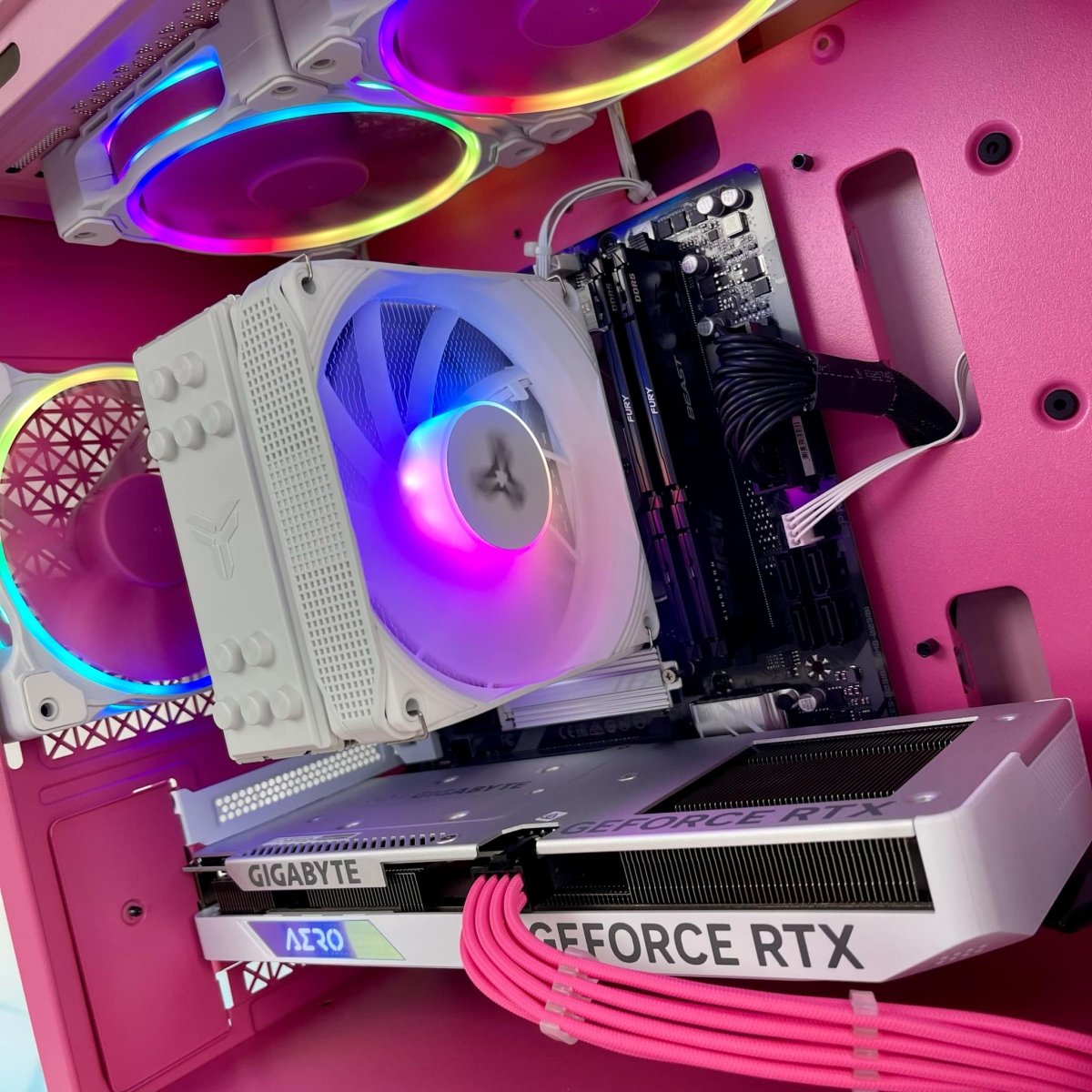 IGaming Ryzen 5 7600X | RTX 4060 - 4060Ti | Pink Cube - I Gaming Computer | Australia Wide Shipping | Buy now, Pay Later with Afterpay, Klarna, Zip, Latitude & Paypal