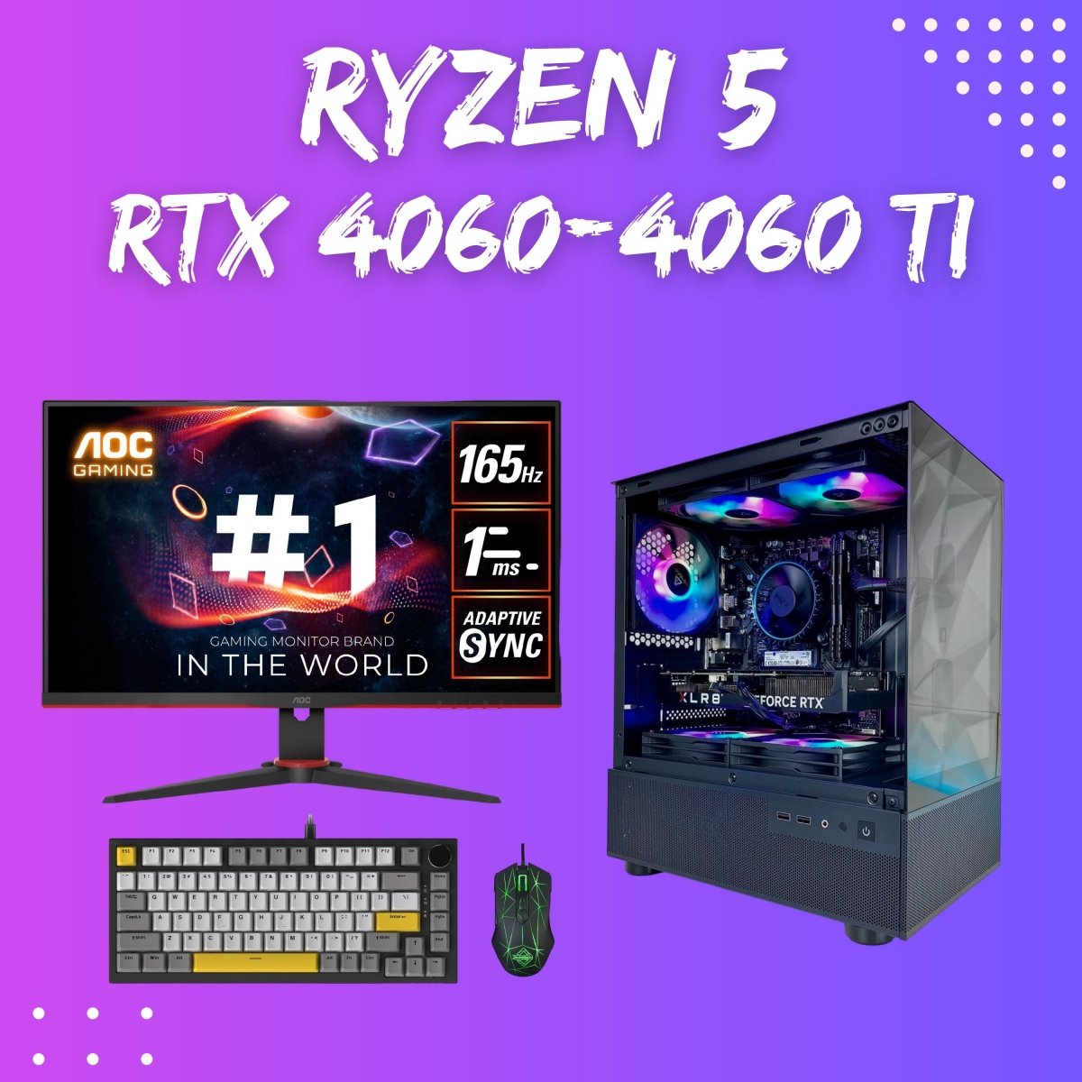 Gaming PC Bundle | Ryzen 5 | RTX 4060 - 4060Ti | Antec CX200 - I Gaming Computer | Australia Wide Shipping | Buy now, Pay Later with Afterpay, Klarna, Zip, Latitude & Paypal