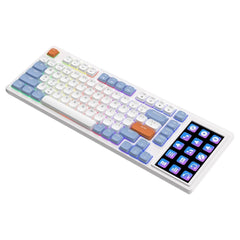 Ajazz AKP815 White Blue Mechanical keyboard RGB Wired(Brown switch) - I Gaming Computer | Australia Wide Shipping | Buy now, Pay Later with Afterpay, Klarna, Zip, Latitude & Paypal