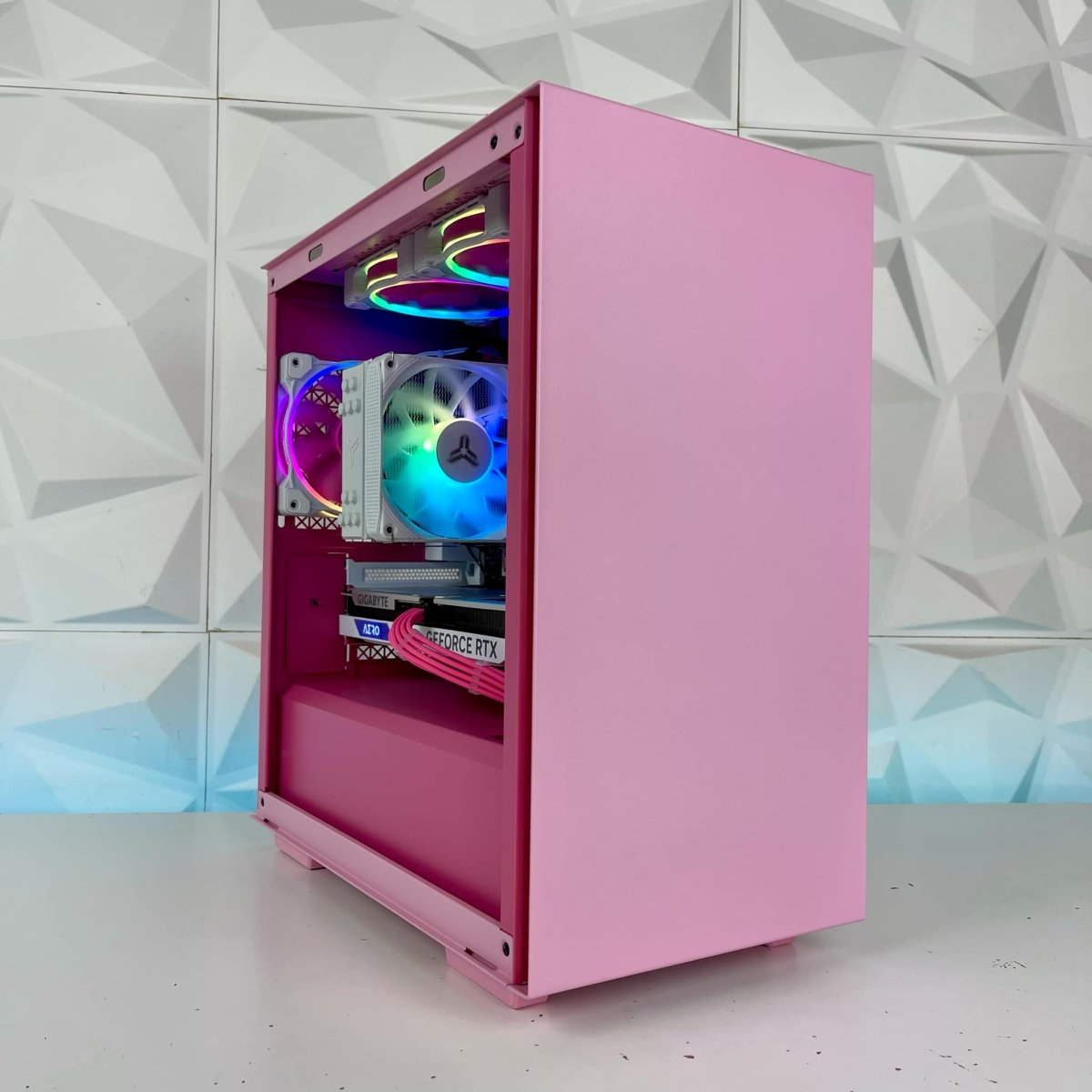 IGaming Ryzen 5 7600X | RTX 4060 - 4060Ti | Pink Cube - I Gaming Computer | Australia Wide Shipping | Buy now, Pay Later with Afterpay, Klarna, Zip, Latitude & Paypal