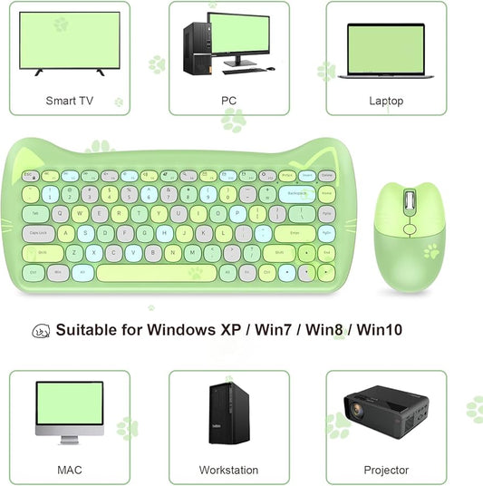 Ajazz A3060 Rainbow Green Wireless keyboard