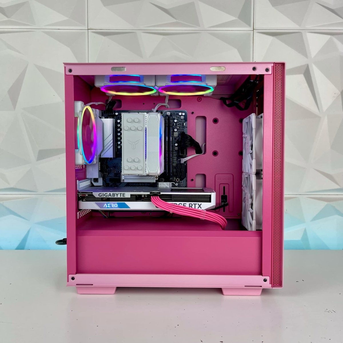 IGaming Ryzen 5 7600X | RTX 4060 - 4060Ti | Pink Cube - I Gaming Computer | Australia Wide Shipping | Buy now, Pay Later with Afterpay, Klarna, Zip, Latitude & Paypal