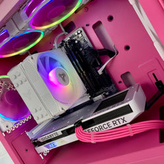 IGaming Core i5 14400F| RTX 4060 - 4060Ti | Pink Cube - I Gaming Computer | Australia Wide Shipping | Buy now, Pay Later with Afterpay, Klarna, Zip, Latitude & Paypal