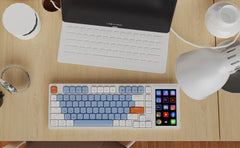 Ajazz AKP815 White Blue Mechanical keyboard RGB Wired(Brown switch) - I Gaming Computer | Australia Wide Shipping | Buy now, Pay Later with Afterpay, Klarna, Zip, Latitude & Paypal