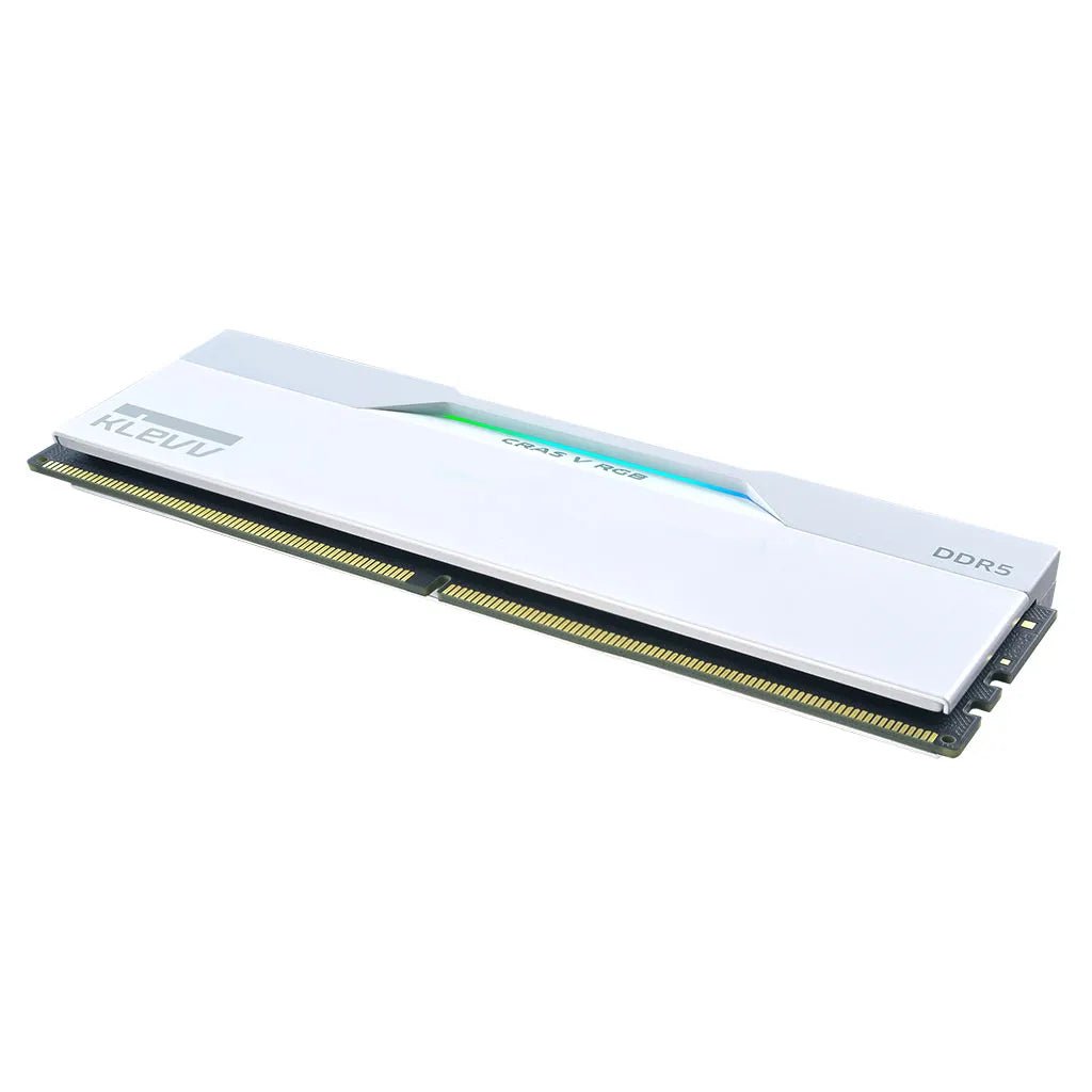 Klevv Cras V RGB 64GB (2x32GB) 6000MHz CL30 DDR5 white - I Gaming Computer | Australia Wide Shipping | Buy now, Pay Later with Afterpay, Klarna, Zip, Latitude & Paypal