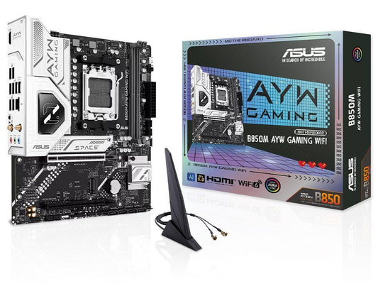 ASUS B850M AYW Gaming WiFi AM5 mATX Desktop Motherboard - I Gaming Computer | Australia Wide Shipping | Buy now, Pay Later with Afterpay, Klarna, Zip, Latitude & Paypal