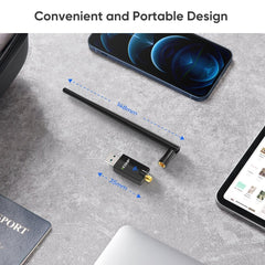 EDUP AX900S WiFi 6 & Bluetooth 5.3 USB Adapter with Antenna - I Gaming Computer | Australia Wide Shipping | Buy now, Pay Later with Afterpay, Klarna, Zip, Latitude & Paypal