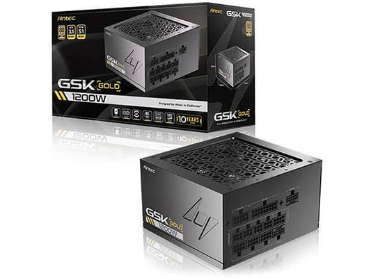Antec GSK1200 ATX 3.1 1200W Full-Modular 80+ Gold Power Supply Unit - I Gaming Computer | Australia Wide Shipping | Buy now, Pay Later with Afterpay, Klarna, Zip, Latitude & Paypal