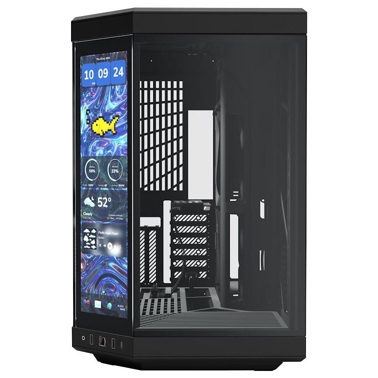 Hyte Y70 Touch Infinite Mid Tower Case Pitch Black - I Gaming Computer | Australia Wide Shipping | Buy now, Pay Later with Afterpay, Klarna, Zip, Latitude & Paypal