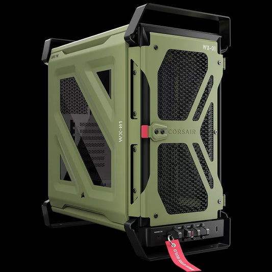 Corsair WARTHOG Performance Mid Tower Case (Military Green) - I Gaming Computer | Australia Wide Shipping | Buy now, Pay Later with Afterpay, Klarna, Zip, Latitude & Paypal