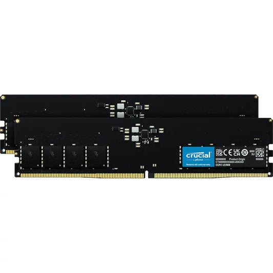 Crucial 64GB (2x32GB) CT2K32G48C40U5 4800MHz CL40 DDR5 RAM - I Gaming Computer | Australia Wide Shipping | Buy now, Pay Later with Afterpay, Klarna, Zip, Latitude & Paypal