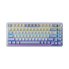 EWEADN GS75 Blue - White Mechanical keyboard RGB Wired&Wireless (Springdawn switch) - I Gaming Computer | Australia Wide Shipping | Buy now, Pay Later with Afterpay, Klarna, Zip, Latitude & Paypal