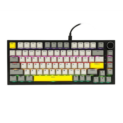 Ajazz AK820 Gray Mechanical keyboard RGB (Moon switch) - I Gaming Computer | Australia Wide Shipping | Buy now, Pay Later with Afterpay, Klarna, Zip, Latitude & Paypal