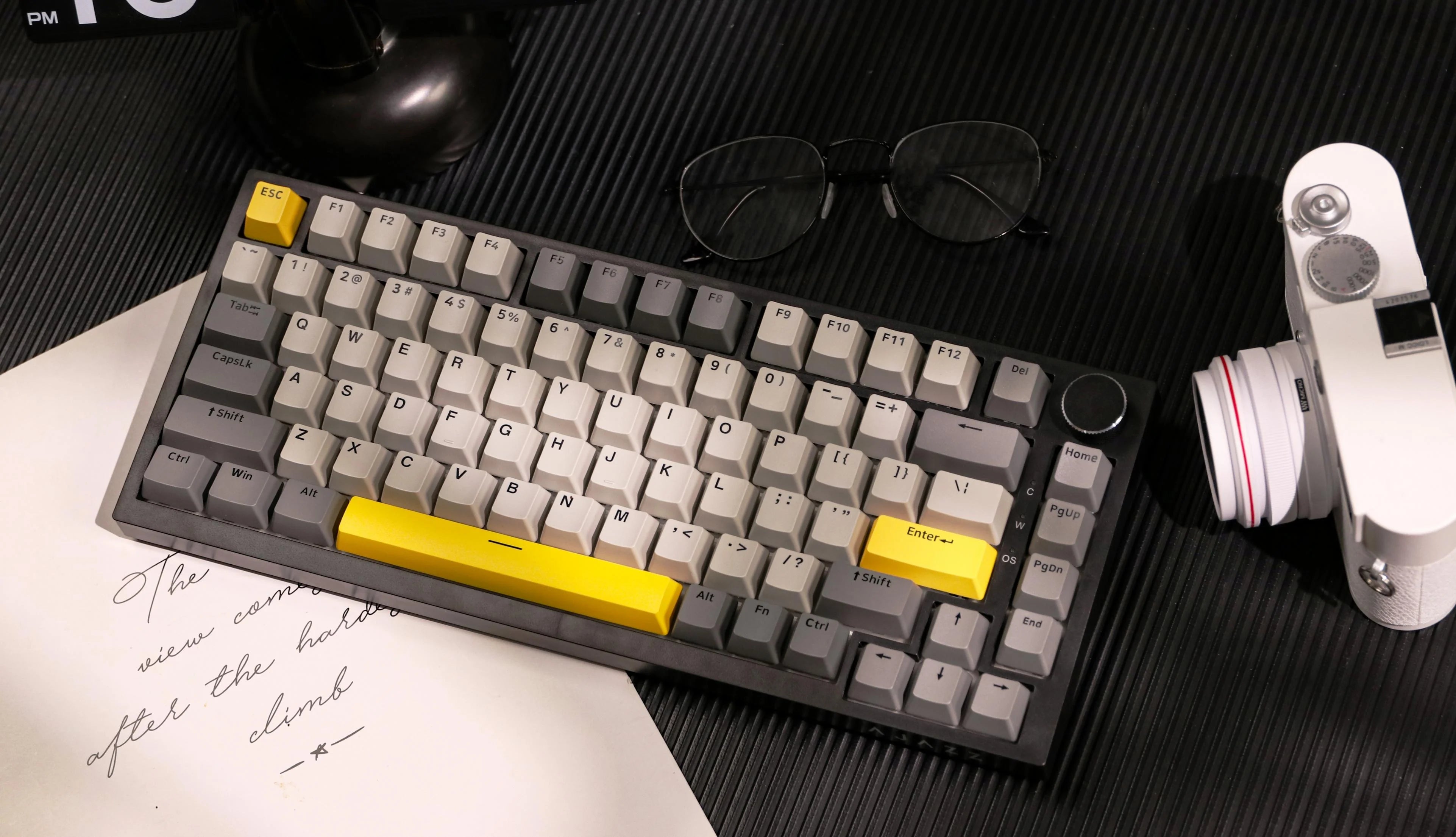 Ajazz AK820 Gray Mechanical keyboard RGB (Moon switch) - I Gaming Computer | Australia Wide Shipping | Buy now, Pay Later with Afterpay, Klarna, Zip, Latitude & Paypal