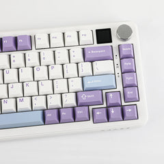 Ajazz AK820 MAX Purple - White - Blue Magneti c keyboard RGB With Screen Wired&Wireless(Magnetic switch) - I Gaming Computer | Australia Wide Shipping | Buy now, Pay Later with Afterpay, Klarna, Zip, Latitude & Paypal