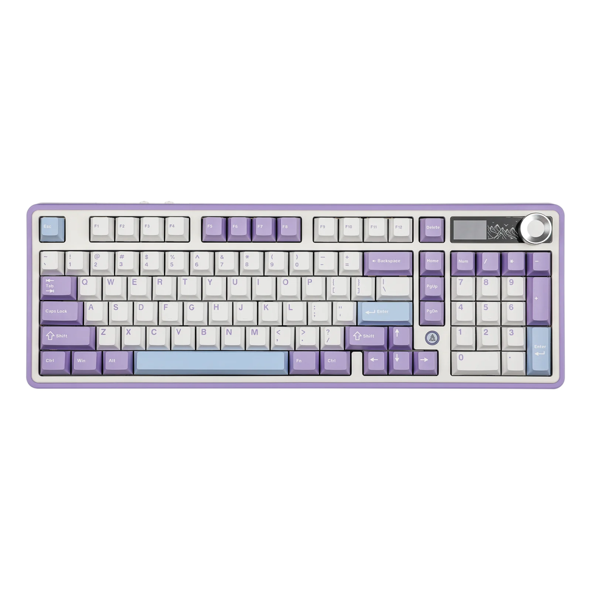 Ajazz AK980 Purple - White - Blue Mechanical keyboard With Screen RGB Wired&Wireless (Maillard switch) - I Gaming Computer | Australia Wide Shipping | Buy now, Pay Later with Afterpay, Klarna, Zip, Latitude & Paypal