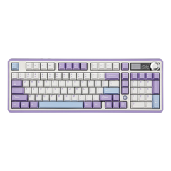 Ajazz AK980 Purple - White - Blue Mechanical keyboard With Screen RGB Wired&Wireless (Maillard switch) - I Gaming Computer | Australia Wide Shipping | Buy now, Pay Later with Afterpay, Klarna, Zip, Latitude & Paypal