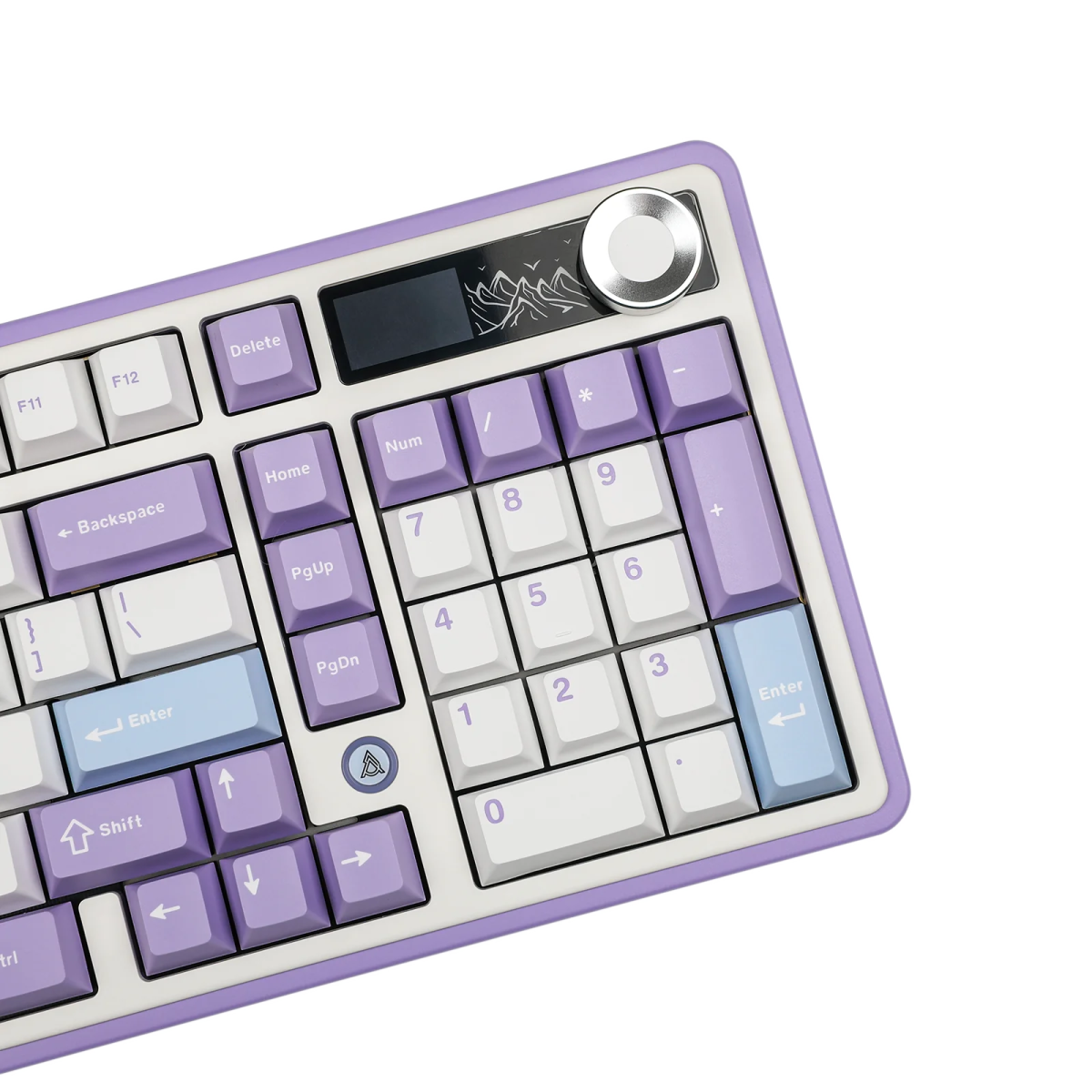 Ajazz AK980 Purple - White - Blue Mechanical keyboard With Screen RGB Wired&Wireless (Maillard switch) - I Gaming Computer | Australia Wide Shipping | Buy now, Pay Later with Afterpay, Klarna, Zip, Latitude & Paypal