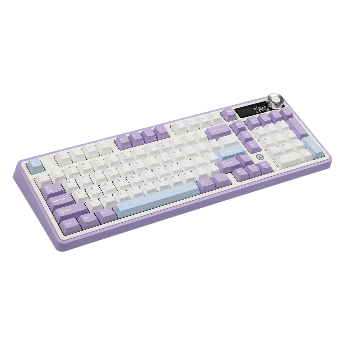 Ajazz AK980 Purple - White - Blue Mechanical keyboard With Screen RGB Wired&Wireless (Maillard switch) - I Gaming Computer | Australia Wide Shipping | Buy now, Pay Later with Afterpay, Klarna, Zip, Latitude & Paypal