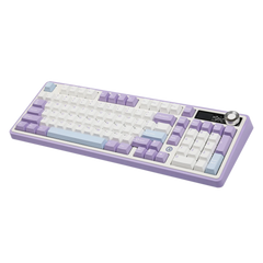 Ajazz AK980 Purple - White - Blue Mechanical keyboard With Screen RGB Wired&Wireless (Maillard switch) - I Gaming Computer | Australia Wide Shipping | Buy now, Pay Later with Afterpay, Klarna, Zip, Latitude & Paypal