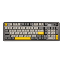 Ajazz AK980 Black - Gray - Yellow Mechanical keyboard With Screen RGB Wired&Wireless (Maillard switch) - I Gaming Computer | Australia Wide Shipping | Buy now, Pay Later with Afterpay, Klarna, Zip, Latitude & Paypal