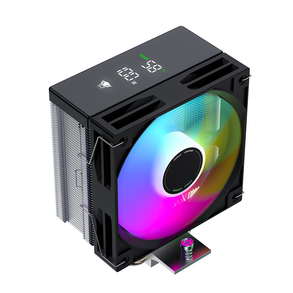 Jungle Leopard KF401 ARGB LED CPU Cooler Black - I Gaming Computer | Australia Wide Shipping | Buy now, Pay Later with Afterpay, Klarna, Zip, Latitude & Paypal