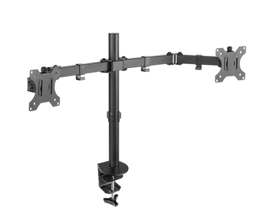 Brateck Dual Screens Economical Double Joint Articulating Steel Monitor Arm - I Gaming Computer | Australia Wide Shipping | Buy now, Pay Later with Afterpay, Klarna, Zip, Latitude & Paypal