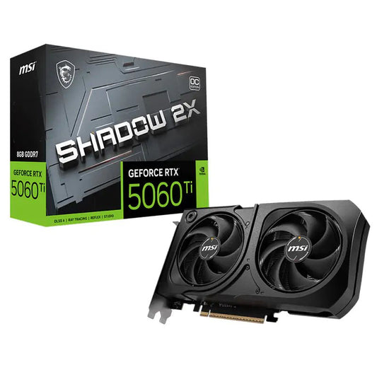 MSI GeForce RTX 5060 Ti 8G SHADOW 2X OC PLUS - I Gaming Computer | Australia Wide Shipping | Buy now, Pay Later with Afterpay, Klarna, Zip, Latitude & Paypal