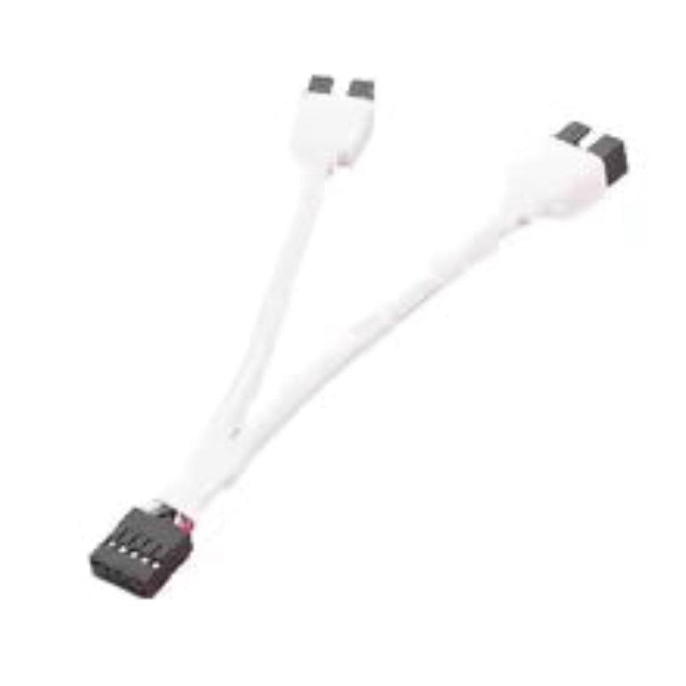Motherboard 9pin USB Header Splitter White - I Gaming Computer | Australia Wide Shipping | Buy now, Pay Later with Afterpay, Klarna, Zip, Latitude & Paypal