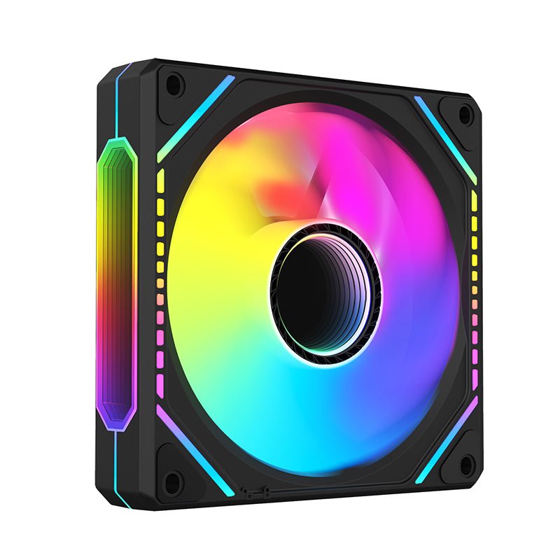 COOLMOON Prism Block Wireless ARGB 120mm PWM fan Forward Black - I Gaming Computer | Australia Wide Shipping | Buy now, Pay Later with Afterpay, Klarna, Zip, Latitude & Paypal