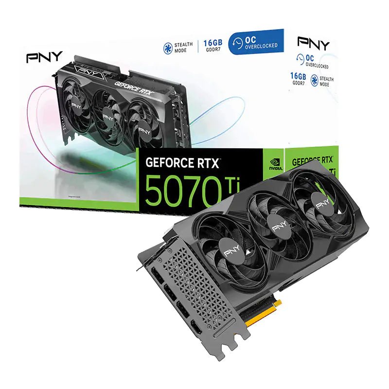 PNY GeForce RTX 5070 Ti OC 16G Graphics Card - I Gaming Computer | Australia Wide Shipping | Buy now, Pay Later with Afterpay, Klarna, Zip, Latitude & Paypal