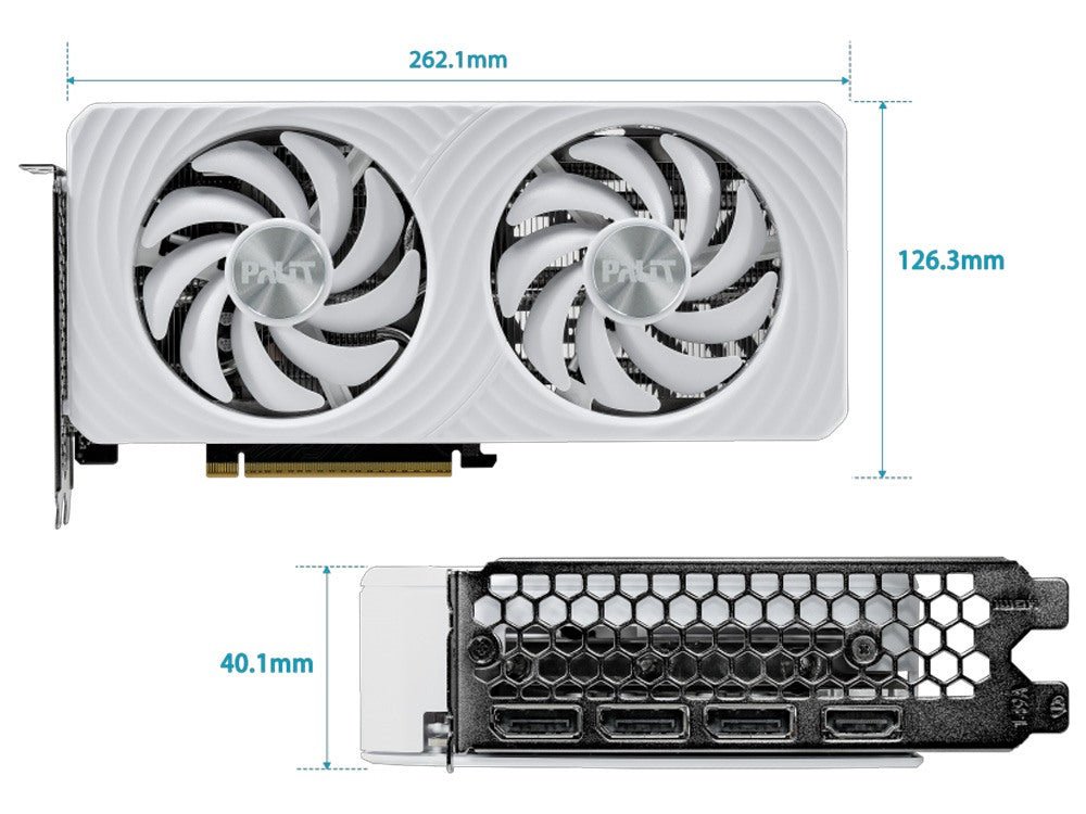 Palit GeForce RTX 5060 Ti White OC 16GB Graphics Card - I Gaming Computer | Australia Wide Shipping | Buy now, Pay Later with Afterpay, Klarna, Zip, Latitude & Paypal
