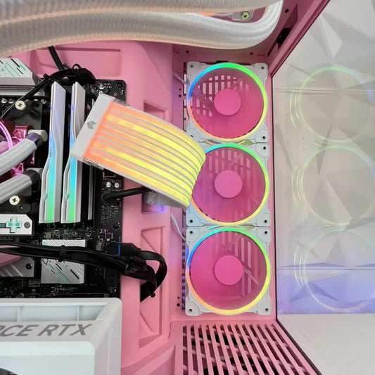 Gaming PC Ryzen AMD AM5 | RTX 4060/4060 ti/4070/5070/5070 ti/5080, AMD 9070/9070 XT | Y70 Pink Milk - I Gaming Computer | Australia Wide Shipping | Buy now, Pay Later with Afterpay, Klarna, Zip, Latitude & Paypal