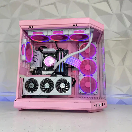 Gaming PC Ryzen AMD AM5 | RTX 4060/4060 ti/4070/5070/5070 ti/5080, AMD 9070/9070 XT | Y70 Pink Milk - I Gaming Computer | Australia Wide Shipping | Buy now, Pay Later with Afterpay, Klarna, Zip, Latitude & Paypal
